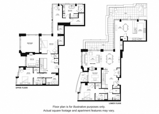 Floor plan at The Bravern, Bellevue